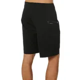 Short de baño Rip Curl modelo Mirage Core 20, de color negro, con cordón ajustable en la cintura.