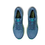 Championes de running Asics Gel-Kayano 29, color negro con detalles en rojo y amarillo. Presentan tecnología FF Blast+ en la entresuela para mayor amortiguación y diseño de malla transpirable.