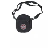 Riñonera negra con correa ajustable y logo de Independent Truck Company estampado en el frente.