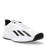 Championes Adidas Courtflash Speed de hombre, color blanco con detalles en negro, ideales para tenis y otros deportes.