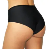 Bombacha de tiro alto color beige (arena), con corte láser para un acabado invisible bajo la ropa.