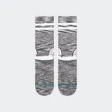 Medias Stance Star Wars modelo The Stormtrooper Crew, con diseño de un Stormtrooper y franjas horizontales en gris y blanco.