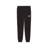 Pantalón de jogging Puma en color negro, con ajuste elástico en los tobillos y logo de la marca estampado en la pierna izquierda.