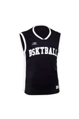 Musculosa de básquet Penalty modelo 287, color negro con detalles en blanco en el cuello, las sisas y los laterales. Cuenta con el texto "BSKTBALL" estampado en el frente.