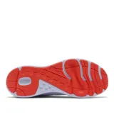 Championes Columbia Konos Featherweight Omni-Max color blanco con detalles en azul y suela roja, diseñados para running y trail running con tecnologías de amortiguación y tracción avanzada.