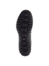 Zapato de trekking Cat modelo Instruct para hombre, confeccionado en gamuza de color negro, con cordones y suela de goma duradera.