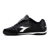 Championes de fútbol sala Diadora Sirio ID, color negro con detalles en blanco.