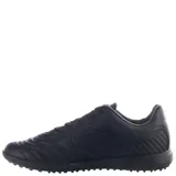 Championes de fútbol 5 Topper modelo San Ciro V, color negro, con capellada de material sintético texturizado y suela con tapones bajos para césped sintético.