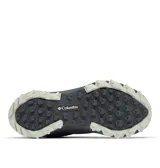 Championes de senderismo Columbia modelo Peakfreak Hera Outdry, color gris con detalles en bordó. Presentan tecnología impermeable OutDry, sistema de ajuste Navic Fit, entresuela TechLite+ para amortiguación y suela Adapt Trax para tracción en diversos terrenos.