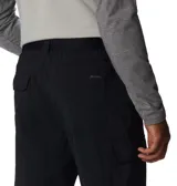 Pantalón cargo Columbia Silver Ridge Utility de color negro, confeccionado con tecnología Omni-Shade y Omni-Wick, de corte recto y múltiples bolsillos.
