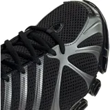 Championes Adidas Mega Ghostride de diseño técnico, con capellada de malla transpirable y refuerzos sintéticos metalizados. Presentan una suela con tecnología de amortiguación de celdas abiertas característica de la línea Mega, proporcionando un estilo futurista y deportivo.