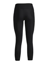 Calza deportiva Under Armour de tiro alto, confeccionada en tejido HeatGear ultraligero que absorbe el sudor y se seca rápidamente. Presenta un diseño ajustado con costuras planas ergonómicas, cintura antideslizante y bolsillo lateral.