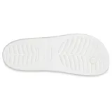 Ojotas Crocs modelo Classic Flip Platform, color salmón/durazno, con plataforma elevada y tiras tipo ojota con orificios para dijes Jibbitz™.