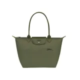 Longchamp -Cartera Longchamp plegable de nylon con cierre y asa larga, Le pliage M