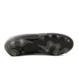 Championes de fútbol Diadora Striker Futbol MD para hombre, color gris oscuro con detalles en negro y logo blanco.