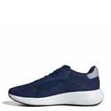 Championes de running Adidas modelo Response Runner, color azul oscuro con las tres tiras características en blanco y entresuela blanca. Confeccionados en malla transpirable para mayor comodidad.