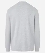 Remera de manga larga con cuello redondo y textura, de corte regular. Confeccionada en una mezcla de algodón, poliéster y viscosa.