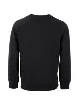 Buzo de cuello redondo Caterpillar, confeccionado en tejido French Terry, con diseño liso en color negro y logo de la marca sutilmente estampado en el pecho.