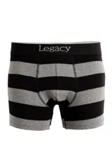Pack de tres bóxer para hombre, con cintura elástizada. Incluye dos bóxer lisos y uno rayado.