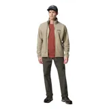 Pantalón Columbia Flex Roc Pant de corte recto en color verde militar, con bolsillos laterales y tecnología de protección solar.