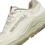 Championes de trail running Merrell Agility Peak 6, color verde militar, con suela Vibram y detalles técnicos para running en senderos.