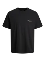 Remera de manga corta y cuello redondo, color negro, con pequeño estampado en el pecho con la inscripción "Originals". Confeccionada en jersey de algodón orgánico.