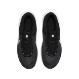Championes Nike modelo Legend Essential 3, color negro con suela blanca y logo Swoosh en blanco. Diseño de malla transpirable con refuerzos laterales, ideal para entrenamiento.