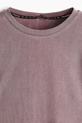 Remera deportiva de manga larga con tejido funcional DryMove, de efecto lavado y corte regular.