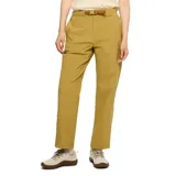 Pantalon de corte recto confeccionado en tejido ripstop elástico, color mostaza. Presenta cintura con cinturón integrado de hebilla de liberación rápida, bolsillos laterales y traseros tipo parche, y logo bordado en la cintura.