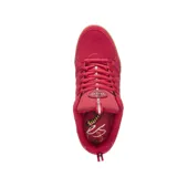Championes de skate éS modelo Silo SC, color rojo con suela marrón.