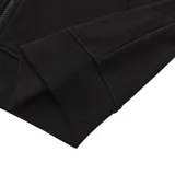 Campera con capucha Hurley con cierre frontal y bolsillos tipo canguro.