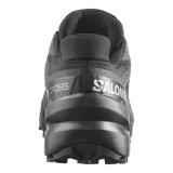 Championes de trail running Salomon Speedcross 6 Gore-Tex edición limitada 20 Years, color negro con detalles plateados y rojos. Cuenta con suela Contagrip, tecnología Gore-Tex impermeable y sistema de ajuste rápido Quicklace.