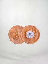 Set de boinas de hilo de algodón en colores azul, celeste, blanco, beige, amarillo, marrón, verde, salmón y rosa.