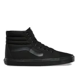 Championes de caña alta Vans Sk8-Hi, color negro, con Sidestripe de cuero en el lateral, cuello acolchado y suela waffle de goma.