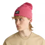 Gorro de lana Vans color fucsia con logo de la marca bordado en el frente.