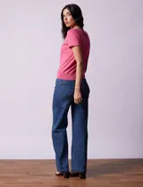 Buzo tejido en hilado fino color naranja, marca Ninety.