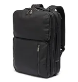 Mochila multifuncional Columbia modelo Star Range 3-Way, color negro, con diseño versátil que permite su uso como mochila, maletín o bolso de hombro. Cuenta con múltiples compartimentos con cierre, funda acolchada para laptop de hasta 13 pulgadas, panel trasero ergonómico y correas ajustables.