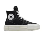 Zapatillas Converse Chuck Taylor All Star Cruise Hi de caña alta, color negro con detalles en blanco y suela chunky.
