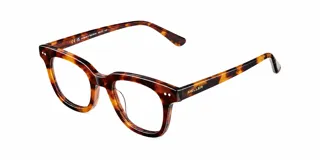 Lentes Blueblocker Nabil modelo Carey, con armazón cuadrado de diseño clásico y sofisticado con patrón carey, fabricados con Bio-based G850 y patillas de Propionato de Celulosa. Cuentan con lentes transparentes con protección contra luz azul y UV400.