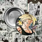 Pin metálico con imagen de Gohan Super Saiyan.