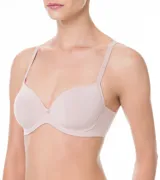 Soutien blanco con copa preformada, aro y breteles regulables.