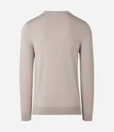 Suéter masculino de viscosa de la marca Marfinno, corte regular, con cuello redondo y mangas largas.