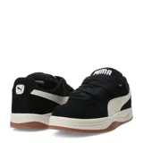 Championes urbanos Puma Park Luna SD, con diseño inspirado en el skate, confeccionados en gamuza beige con detalles en material sintético. Presentan cordones gruesos, plantilla SoftFoam+ para mayor confort y suela de goma resistente.