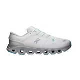 Championes On Running Cloud X5 para hombre, color gris con detalles en verde claro y suela con tecnología CloudTec.