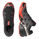 Championes de trail running Salomon Speedcross 6 Gore-Tex, color negro, impermeables y con suela de alta tracción.