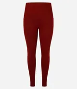 Legging deportiva Get Over de tiro alto, confeccionada en microfibra elástica, con bolsillos laterales funcionales y largo hasta el tobillo.
