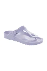 Sandalias Birkenstock modelo Gizeh Eva, color lila.