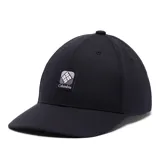 Gorra Columbia modelo Twin Canyon Ball Cap, color negro, con visera curva y parche frontal con el logo de la marca.