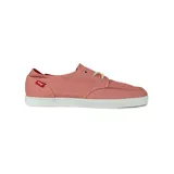 Zapatillas Reef modelo Deck Hand 2 TX, color rojo con suela blanca y cordones beige.