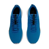 Championes de entrenamiento Reebok Flexagon Force 4, color celeste con detalles en negro y blanco. Capellada de malla transpirable con refuerzos sintéticos, entresuela FuelFoam y suela de goma flexible con ranuras.